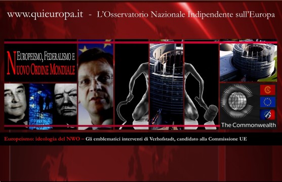 europeismo - federalismo - nuovo ordine mondiale - commonwealth - europee 2014