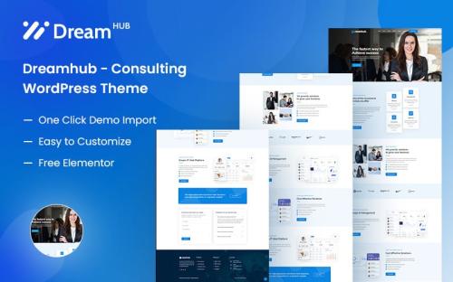 DreamHub Consulting WordPress Theme theme free